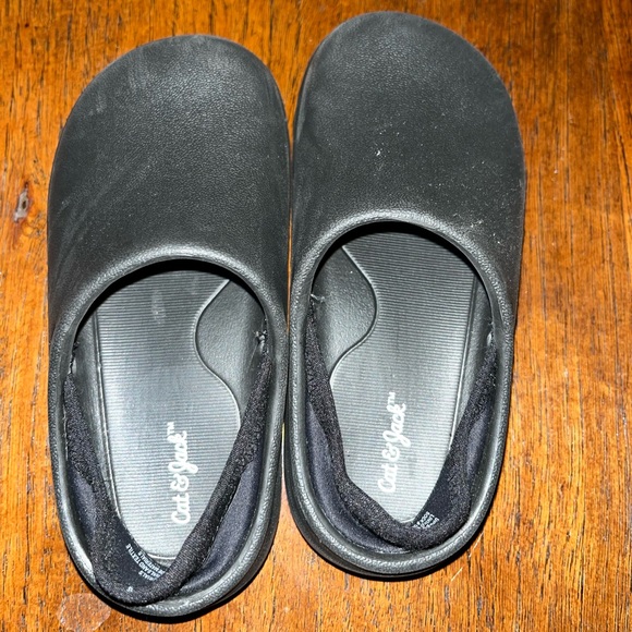 Cat & Jack black slip on shoes size 9C toddler - Picture 3 of 6